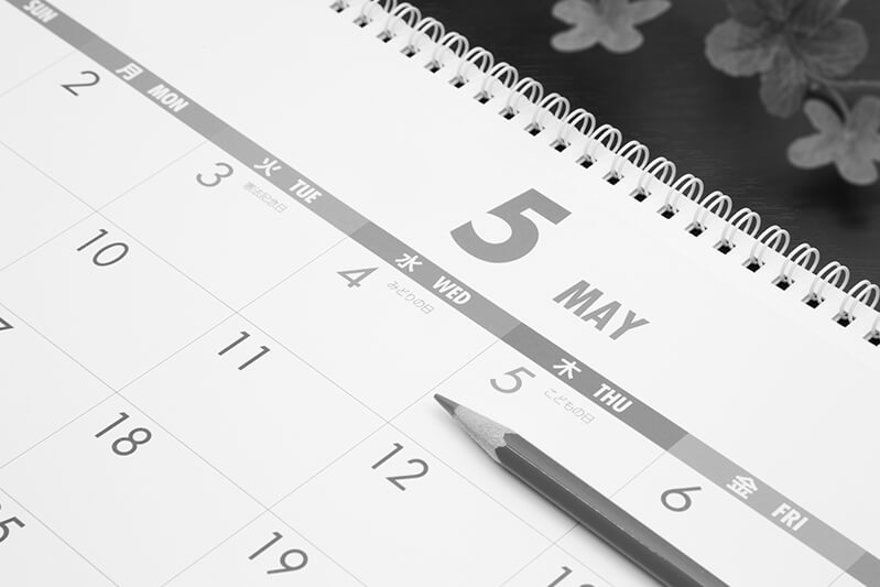 GW休暇のお知らせ